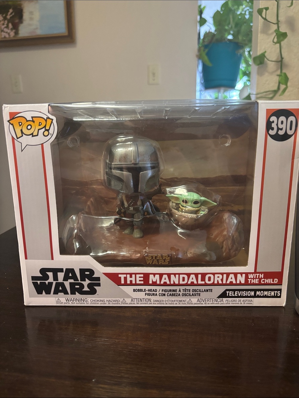 Funko Mandalorian and Green Child Vinyl Figure - Silver, Green, Brown